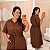 Conjunto Soraya Marrom Plus Size - Imagem 1
