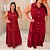 Vestido Nanda Botão Vinho Plus Size - Imagem 4