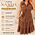 Vestido Nanda Botão Azul Marinho Plus Size - Imagem 2