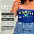 Top Faixa Brasil Amarelo Plus Size - Imagem 2