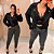 Jaqueta Fabi Preto Suede Plus Size - Imagem 3
