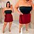 Short Saia Babi Marsala Plus Size - Imagem 3
