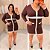 Vestido Modal Bia Botão Marrom Plus Size - Imagem 4