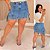 Saia Jeans Awa Josi Cargo Plus Size - Imagem 1