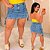 Saia Jeans Awa Josi Cargo Plus Size - Imagem 1