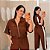 Conjunto Maju Marrom Plus Size - Imagem 1
