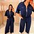 Conjunto Maju Azul Marinho Plus Size - Imagem 4