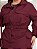 Conjunto Manga Mônica Cargo Vinho Plus Size - Imagem 3