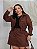 Conjunto Manga Mônica Cargo Marrom Plus Size - Imagem 3