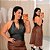 Cropped Corino Dubai Preto Plus Size - Imagem 1