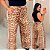 Pantalona Onça Listra Clara Plus Size - Imagem 1