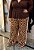 Pantalona Onça Listra Clara Plus Size - Imagem 1