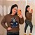 Blusa Modal Urso Marrom Plus Size - Imagem 1