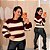 Blusa Manga Listra Modal Vinho Plus Size - Imagem 1