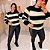 Blusa Manga Listra Modal Preto Plus Size - Imagem 4
