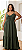 Vestido Alça Vip Debora Liso Verde Plus Size - Imagem 1