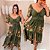 Vestido Zoe Flores Verde Plus Size - Imagem 4