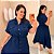 Chamise Bico Carol Azul Marinho Plus Size - Imagem 1