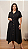 Chamise Bico Carol Preto Plus Size - Imagem 1