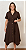 Chamise Bico Carol Marrom Plus Size - Imagem 1