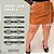 Short Saia Corino Vip Angêla Preto Plus Size - Imagem 3