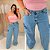 Calça Jeans FF Wide Leg Cargo Clara Plus Size - Imagem 4