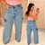Calça Jeans FF Wide Leg Cargo Clara Plus Size - Imagem 1
