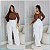 Calça Jeans FF Wide Leg Cargo Angélica Off Plus Size - Imagem 1
