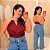 Cropped Dubai Marsala Plus Size - Imagem 1