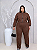 Conjunto Vip Natali Marrom Plus Size - Imagem 1