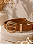 Cinto Fivela Dourada Isis Caramelo Plus Size - Imagem 1