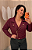 Jaqueta Fabi Marsala Suede Plus Size - Imagem 1