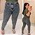 Calça Jeans FF Skinny Raquel Chumbo Plus Size - Imagem 1