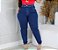 Calça Jeans Skinny FF Escura Eduarda Plus Size - Imagem 1