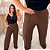Calça Pantalona Duna Marrom Plus Size - Imagem 4