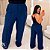 Calça Pantalona Duna Azul Marinho Plus Size - Imagem 1