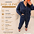 Conjunto Vip Calça Jaqueline Azul Marinho Plus Size - Imagem 2