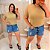 T shirt Básica Lisa Nude Plus Size - Imagem 4