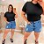 T shirt Básica Lisa Preta Plus Size - Imagem 4