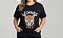 T shirt Leopardo Preta Plus Size - Imagem 4