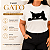 T shirt Gato Preta Plus Size - Imagem 2