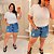 T shirt Básica Lisa Branca Plus Size - Imagem 4