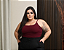 Cropped Suplex Alcinha Vinho Plus Size - Imagem 5