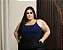 Cropped Suplex Alcinha Azul Marinho Plus Size - Imagem 5