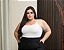 Cropped Suplex Alcinha Branco Plus Size - Imagem 5