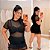 Trijunto Strass Tule Preto Plus Size - Imagem 1
