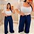 Cropped Manga 3/4 Luna Branco Plus Size - Imagem 4