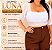 Cropped Manga 3/4 Luna Branco Plus Size - Imagem 2