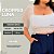 Cropped Manga 3/4 Luna Vinho Plus Size - Imagem 3