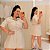 Vestido Oriana Curto Nude Plus Size - Imagem 1